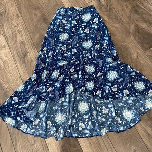 GAP Wrap Skirt with Ruffle Bottom